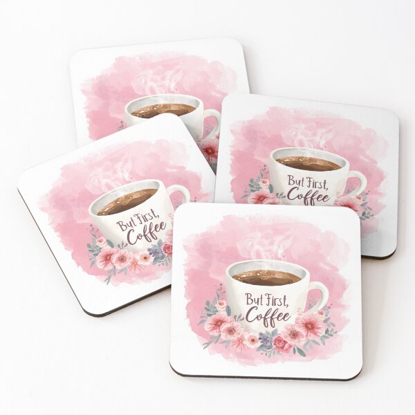 Item preview, But First Coffee Floral Mug Mom Gift designed and sold by CozyMomDesign.