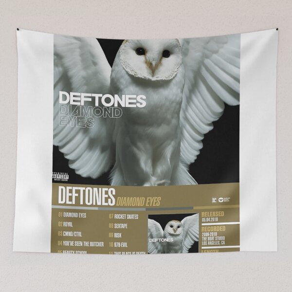 Item preview, Deftones 'Diamond Eyes’ Album Tracklist Poster designed and sold by Josephine J  Rangel.