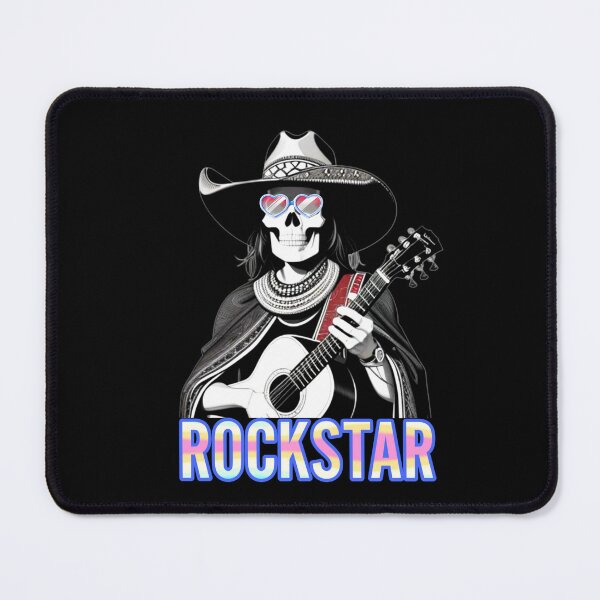 Item preview, Skeleton Rockstar Guitar Music Lover Design designed and sold by StyleBloomes.