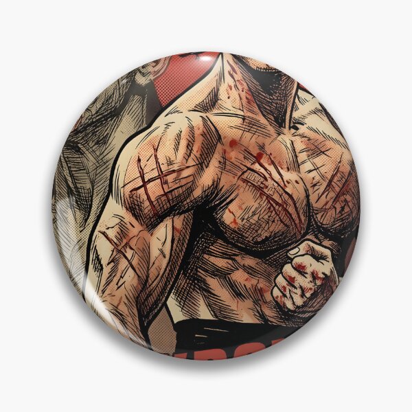 Item preview, JCVD Kickboxer Tong Po Scarred For Glory Retro Comic Poster designed and sold by PowerArtUa.