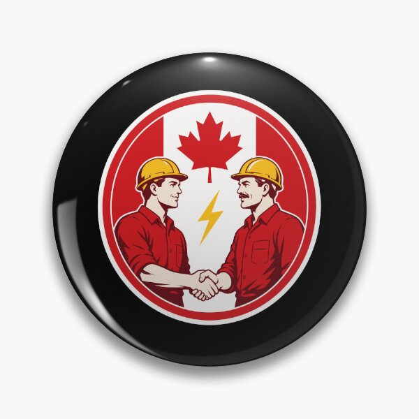 Item preview, Canadian Electrician CANADA Flag Icon designed and sold by soondoock.