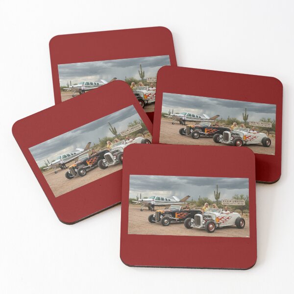 Item preview, HOT ROD AT SMALL ARIZONA AIRPORT  60S designed and sold by VERYOLDROAD BY AXTON BROWNING .