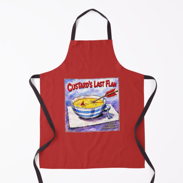 Item preview, Custard’s Last Flan – Funny Food Pun Cartoon by Rick London designed and sold by Rick London Gifts.