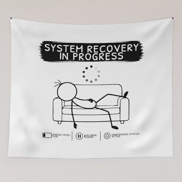 Item preview, System Recovery In Progress Funny Dad Design designed and sold by Pebl-Co.