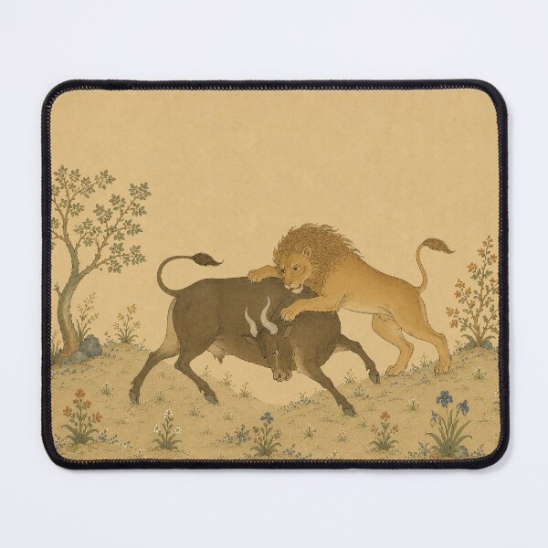 Item preview, Persian Lion and Bull Combat designed and sold by TheFourthGarden.