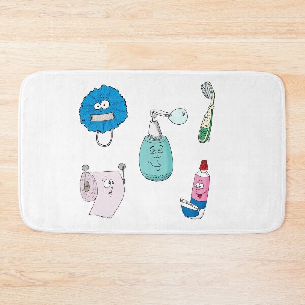 Item preview, Bathroom Mood Sticker Pack | Funny Cute Cartoon for Self Care designed and sold by MyxaART.