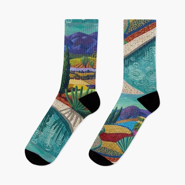 Item preview, Poolside Hills Art Inspired by David Hockney designed and sold by Numair  Baig.
