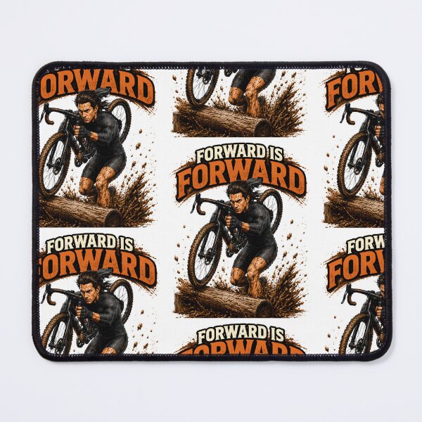 Item preview, CycloCrossKing — Forward is Forward | Cyclocross CX Mud Humour designed and sold by Pedal & Pace.