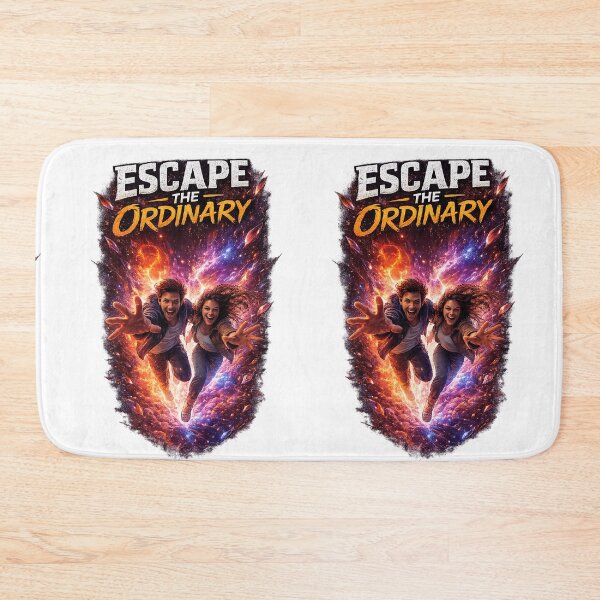 Item preview, Escape The Ordinary Adventure Motivation Inspirational Design designed and sold by Hookesmode.