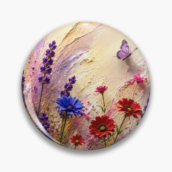 Item preview, Butterflies Over Wildflowers designed and sold by ArtbyValks.