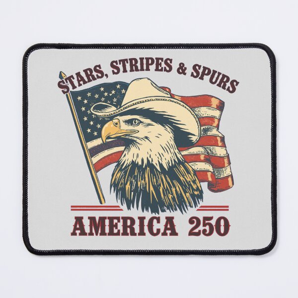 Item preview,  America 250th Anniversary – Stars, Stripes & Spurs designed and sold by BoldPowStudio.