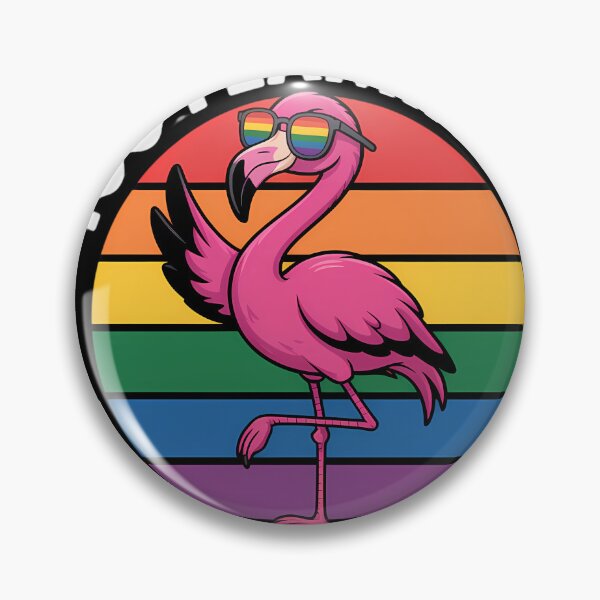 Item preview, Rainbow Flamingo LGBTQ Pride designed and sold by ileknitilec.