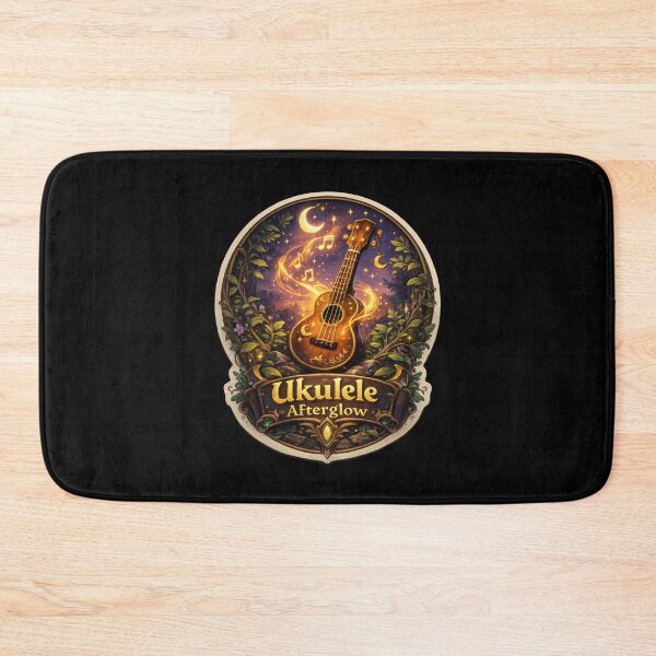 Item preview, Ukulele Afterglow Fantasy Music Sticker designed and sold by Sketchlegacy.