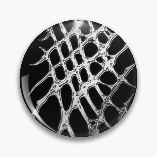 Item preview, Organic Web Pattern – Cyber Tribal Abstract (chrome) designed and sold by JFOdesign.