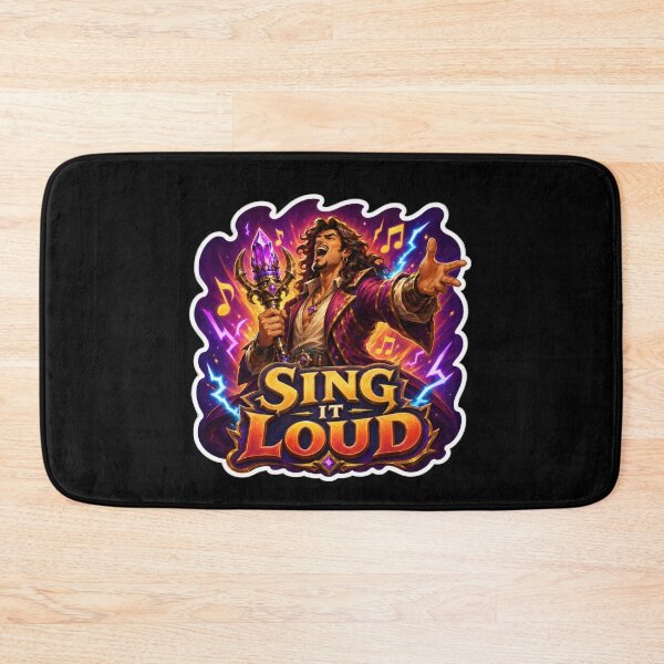 Item preview, Sing It Loud Fantasy Bard Vocalist Sticker  designed and sold by Sketchlegacy.