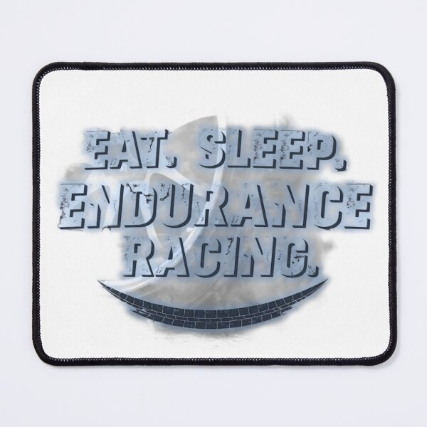 Item preview, Eat Sleep Endurance Racing Neon Badge With Smoke Effect designed and sold by Tama-sirth.
