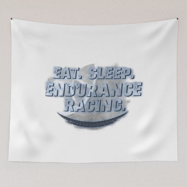 Item preview, Eat Sleep Endurance Racing Neon Badge With Smoke Effect designed and sold by Tama-sirth.