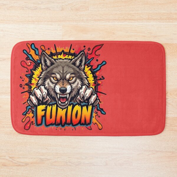 Item preview, Furion Wolf Aggressive Sports Mascot Logo designed and sold by mikemuchu.