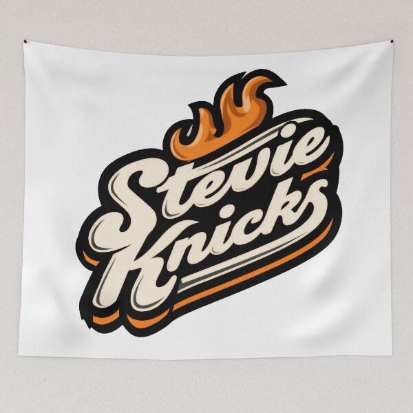 Item preview, Sticker - Decal - T-shirt: Stevie Knicks – Retro Flame Logo Power designed and sold by ForeverPrintsOK.