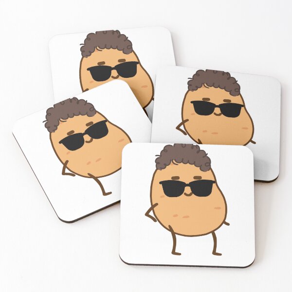 Item preview, Cool Potato with Sunglasses Cartoon designed and sold by Violet-Forge.