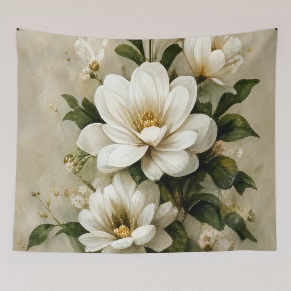 Item preview, Ivory Magnolia Blooms designed and sold by ArtbyValks.
