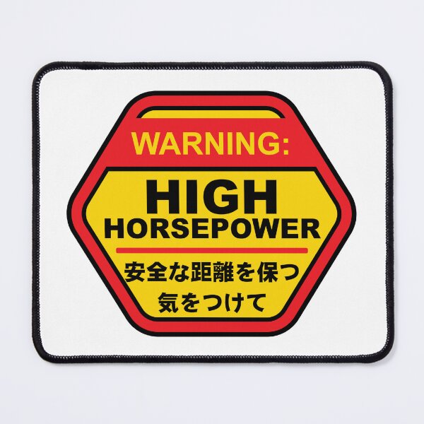 Item preview, Warning High Horsepower JDM Car designed and sold by carvect-id.