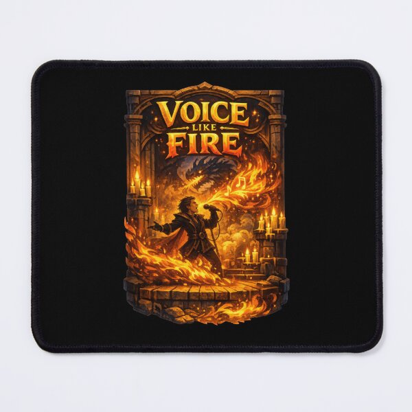 Item preview, Voice Like Fire Dragon Bard Fantasy Music Design designed and sold by Sketchlegacy.