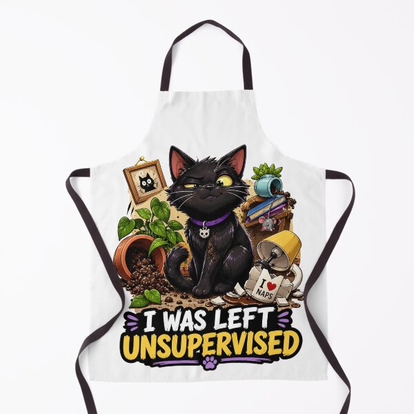 Item preview, I Was Left Unsupervised Cat designed and sold by Vitalka-uk.