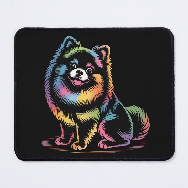 Item preview, colorful pomeranian dog designed and sold by 123ks.