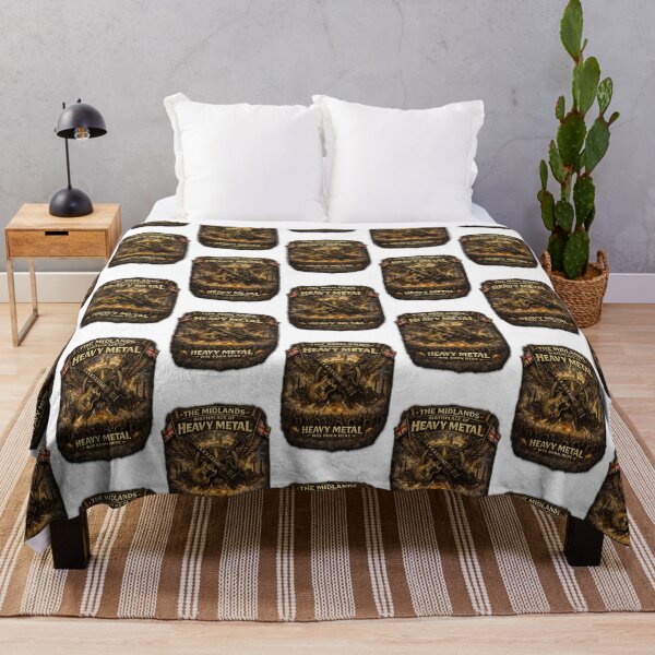 Item preview, The Midlands Birthplace of Heavy Metal Vintage Rock Design designed and sold by Hookesmode.