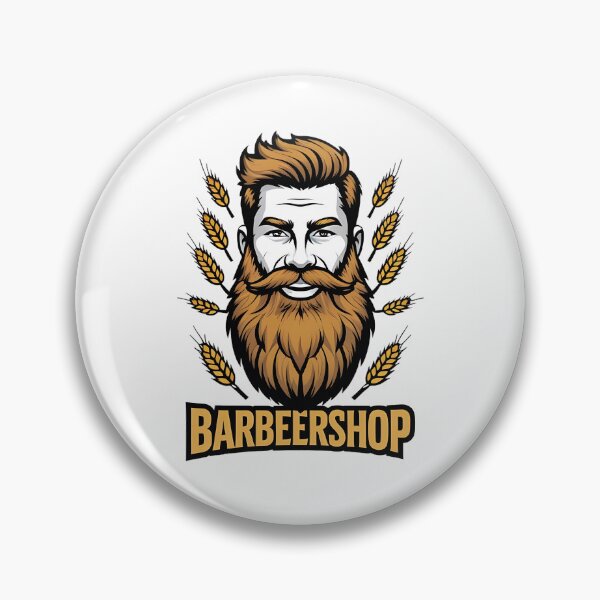 Item preview, Barbeershop Vintage Barber Grooming Craft Beer Art Print  designed and sold by RareVisuals.