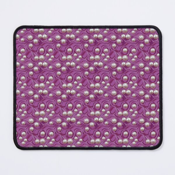 Item preview, Shimmering white pearls on a textured pink background designed and sold by Beleza e Estilo.