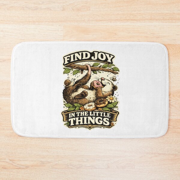 Item preview, Find Joy In The Little Things in life Opossum designed and sold by Mr Lee.