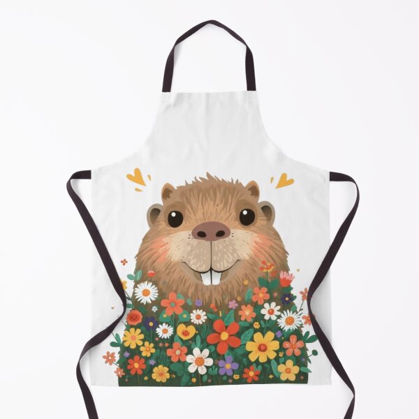 Item preview, Flower Capybara Kawaii Sticker designed and sold by Stylestickers55.