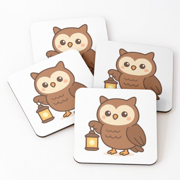 Item preview, Follow Your Light Owl - Inspirational Forest Sticker designed and sold by foryouandyours.