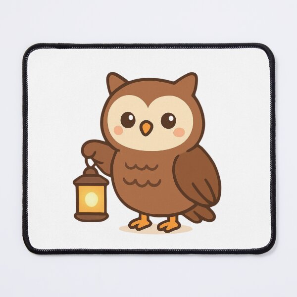 Item preview, Follow Your Light Owl - Inspirational Forest Sticker designed and sold by foryouandyours.