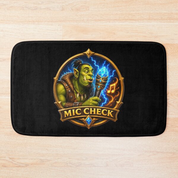 Item preview, Mic Check Orc Bard Fantasy Singer Sticker  designed and sold by Sketchlegacy.