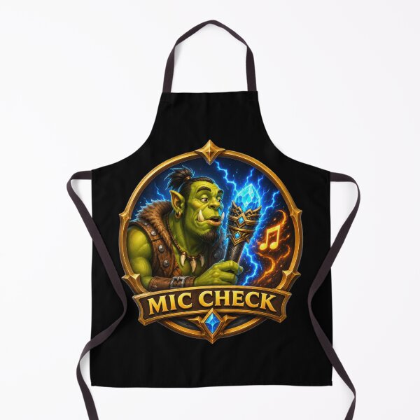 Item preview, Mic Check Orc Bard Fantasy Singer Sticker designed and sold by Sketchlegacy.