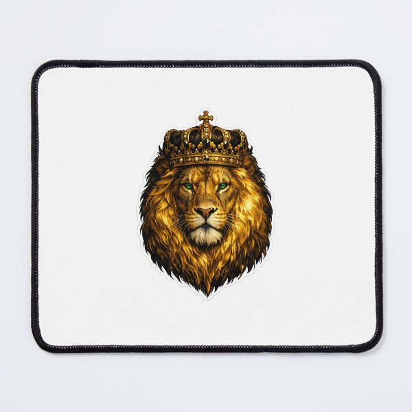 Item preview, Royal Crown Lion King Luxury Sticker designed and sold by Euforiacreations951.