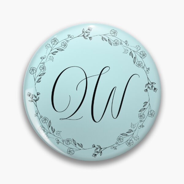Item preview, QW monogram designed and sold by SadieOnScience.