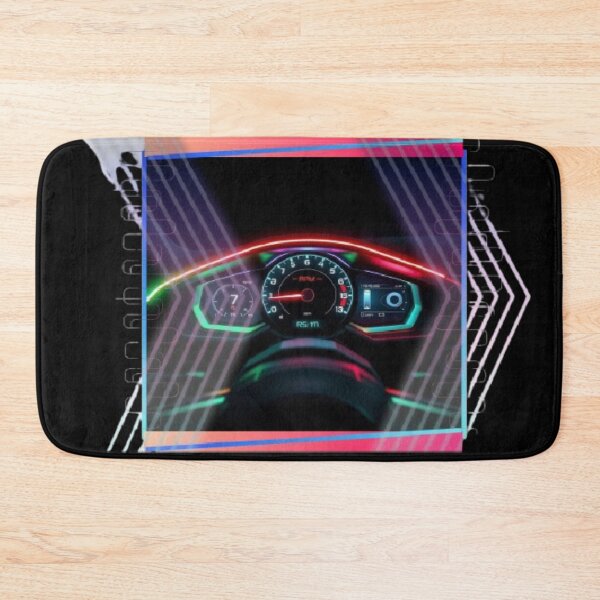 Item preview, Neon Glowing Car Dashboard Speedometer and RPM Gauge art. designed and sold by Tama-sirth.