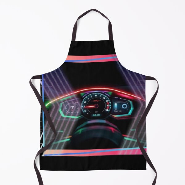 Item preview, Neon Glowing Car Dashboard Speedometer and RPM Gauge art. designed and sold by Tama-sirth.