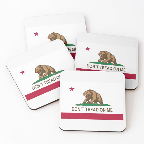 Item preview, Do Not Tread On Me; California Flag designed and sold by StickerApe.