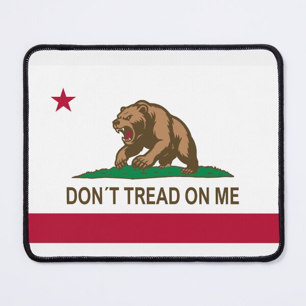 Item preview, Do Not Tread On Me; California Flag designed and sold by StickerApe.