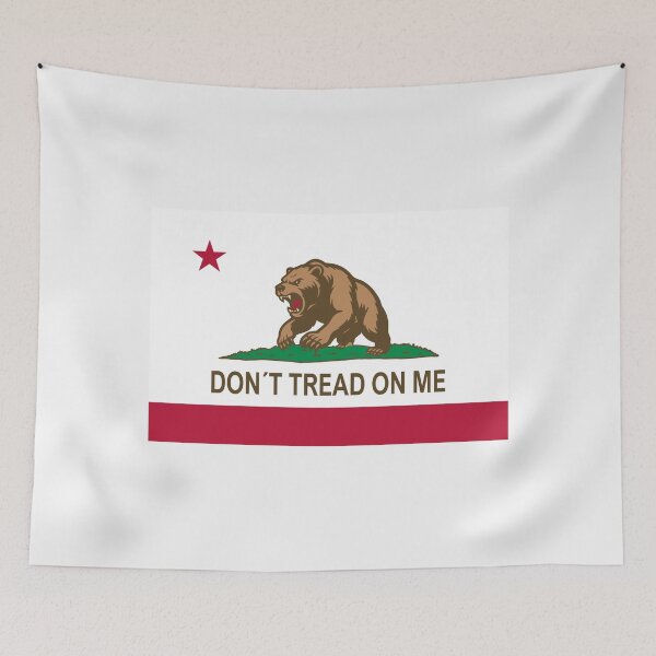 Item preview, Do Not Tread On Me; California Flag designed and sold by StickerApe.