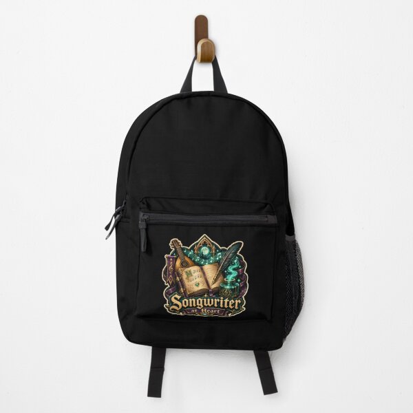 Item preview, Songwriter at Heart Fantasy Bard Music Sticker designed and sold by Sketchlegacy.