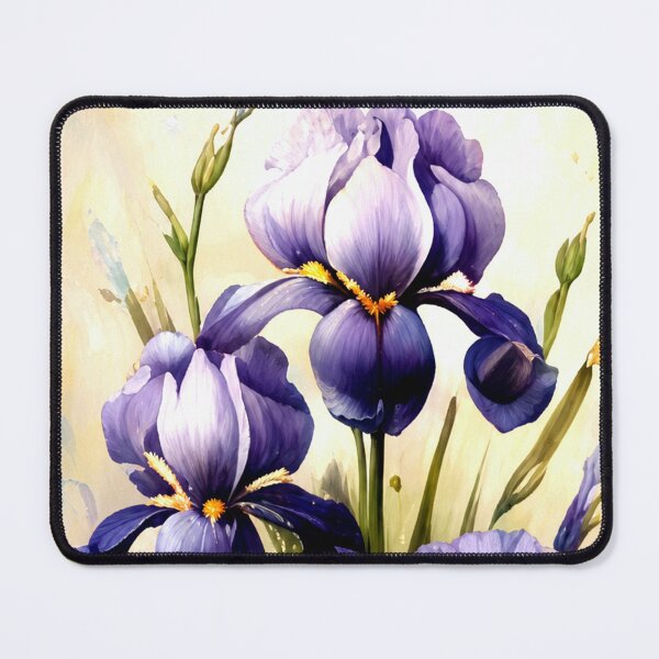 Item preview, Purple Iris Garden Botanical designed and sold by ArtbyValks.