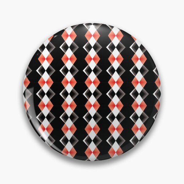Item preview, Modern Red and White Geometric Diamond Pattern designed and sold by NornAxiom.