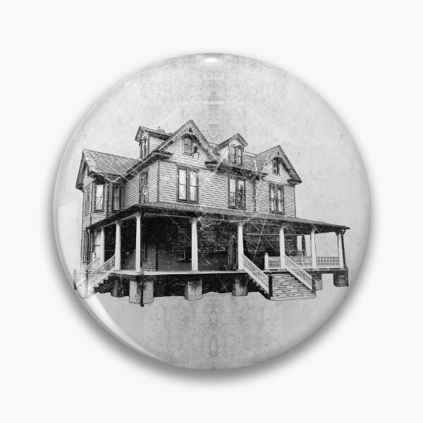 Item preview, Haunted Victorian House Ghost Spider Cobweb Dark Horror Art designed and sold by Ghoul Enterprises.