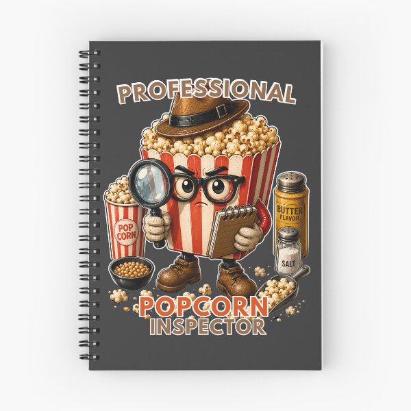Item preview, Professional Popcorn Inspector – Funny Movie Snack Detective Design designed and sold by PXEpic.